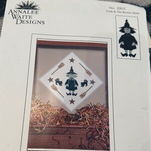 Witch counted cross stitch pattern/kit